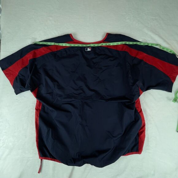 Cleveland Guardians Jersey Mens XL Navy Authentic Majestic MLB Baseball Sports - Picture 4 of 5